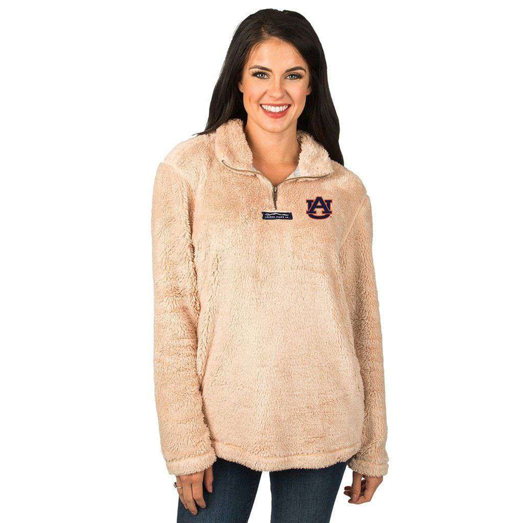 Auburn Linden Sherpa Pullover in Sand by Lauren James - Country Club Prep