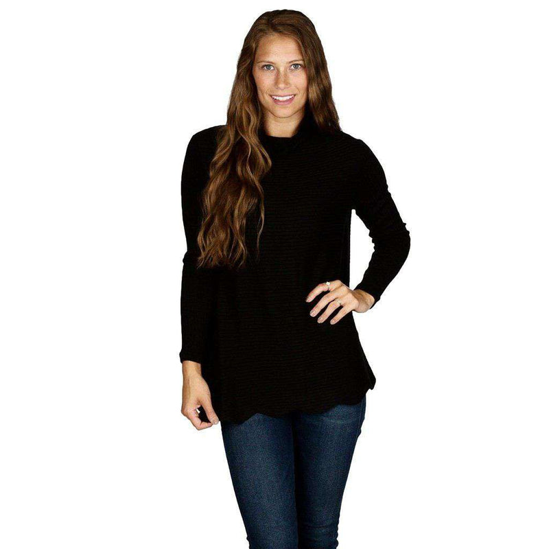 Camille Sweater in Black by Lauren James - Country Club Prep