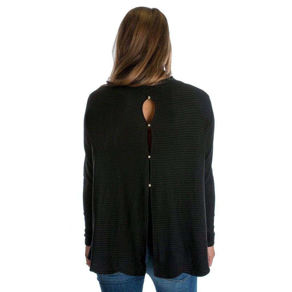 Camille Sweater in Black by Lauren James - Country Club Prep
