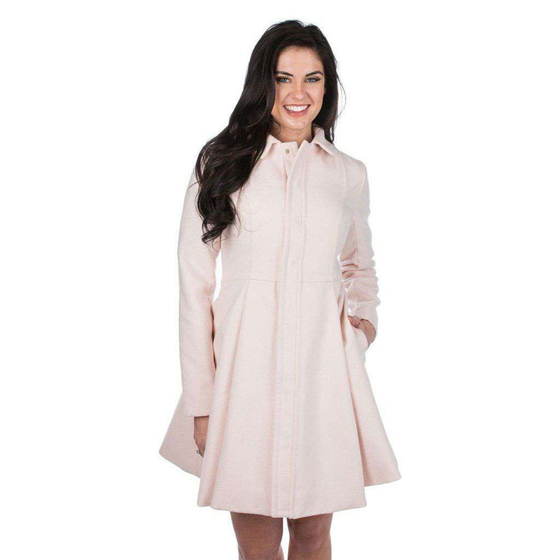 Chloe Coat in Blush by Lauren James - Country Club Prep