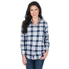 Hayden Boyfriend Flannel in Navy by Lauren James - Country Club Prep