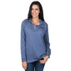 Heathered Whitacre Pullover in Polar Blue by Lauren James - Country Club Prep