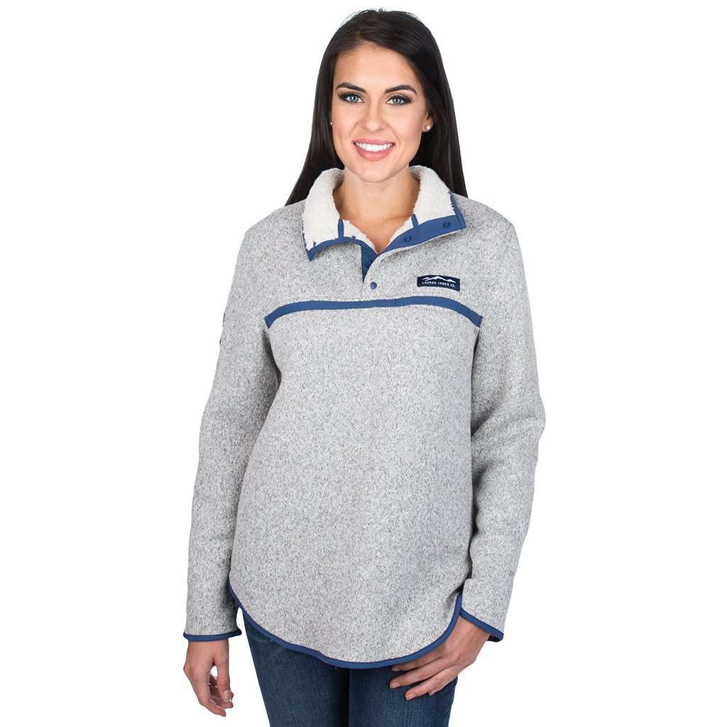 Jackson Pullover in Estate Blue by Lauren James - Country Club Prep