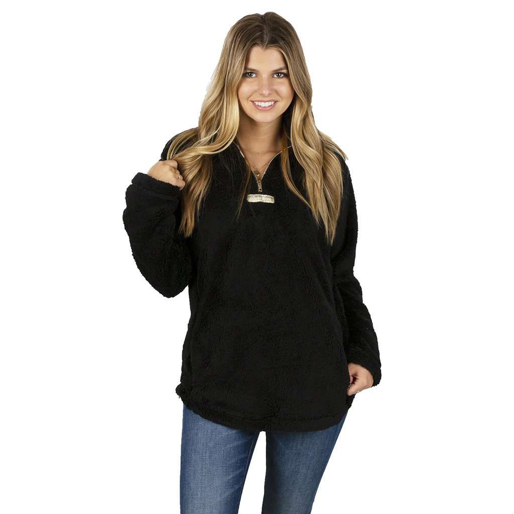 Linden Sherpa 2.0 in Black by Lauren James - Country Club Prep