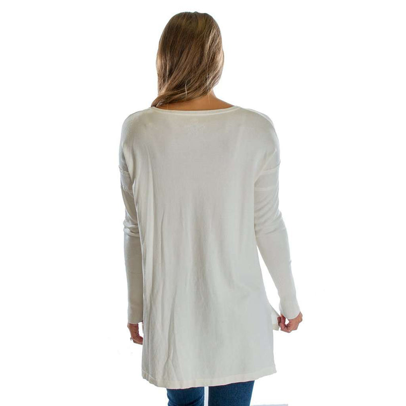 Rigby Sweater in Ivory by Lauren James - Country Club Prep