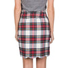 Scallop Plaid Flannel Skirt in Ivory by Lauren James - Country Club Prep
