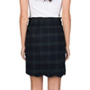 Scallop Plaid Flannel Skirt in Navy by Lauren James - Country Club Prep