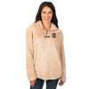 South Carolina Linden Sherpa Pullover in Sand by Lauren James - Country Club Prep