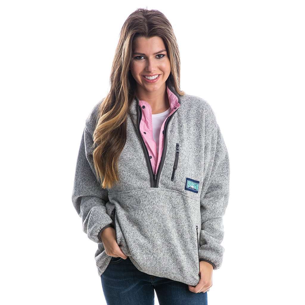 Lauren James Whistler Throwback Reversible Pullover in Candy Pink