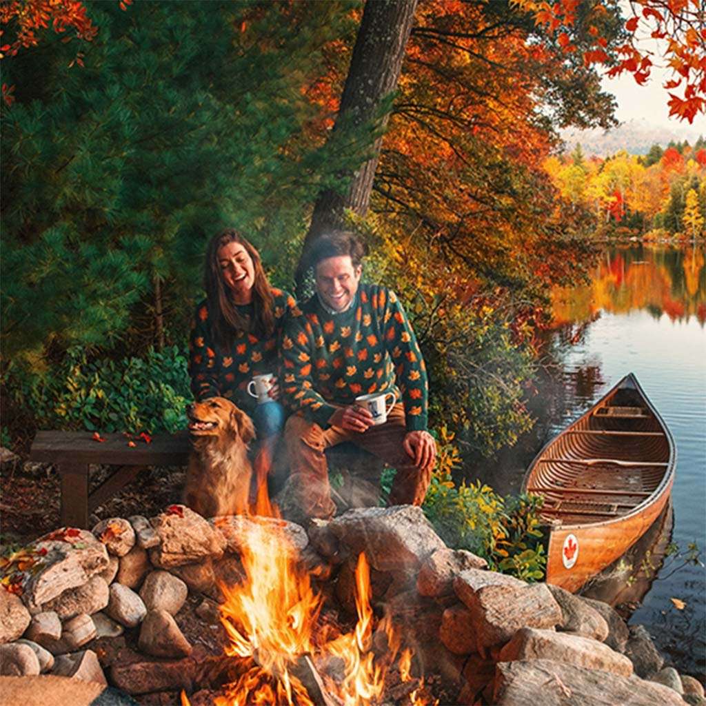 The Big Cozy Fall Leaf Sweater by Kiel James Patrick - Country Club Prep