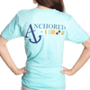 Nautical Flag Tee Shirt in Light Aqua by Anchored Style - Country Club Prep