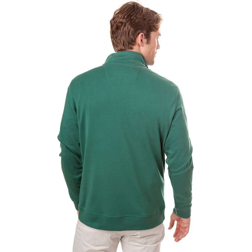 Lightweight Skipjack 1/4 Zip Pullover in Spruce by Southern Tide - Country Club Prep