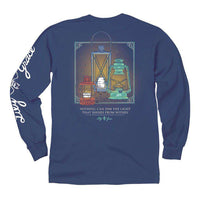 3 Lanterns Long Sleeve Tee in Navy by Lily Grace - Country Club Prep