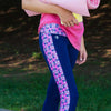 Logo Bee Leggings in Pink by Lily Grace - Country Club Prep