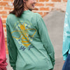 Sweet with a Sting Long Sleeve Tee in Seafoam by Lily Grace - Country Club Prep