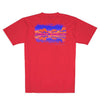 Luke Skysurfer Simple Pocket Tee in Bright Red by Waters Bluff - Country Club Prep