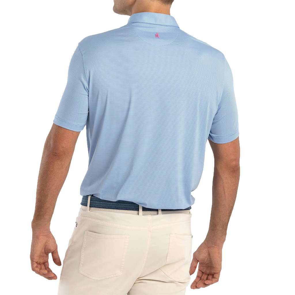 Lyndon Striped Prep-Formance Jersey Polo by Johnnie-O - Country Club Prep