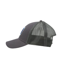 The Dano Trucker Cap in Charcoal and Blue by The Normal Brand - Country Club Prep