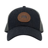 Leather Patch Trucker Cap by The Normal Brand - Country Club Prep