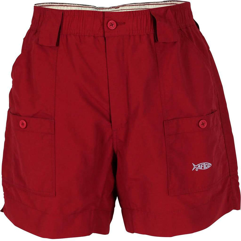 Fishing Shorts in Red by AFTCO main image 0