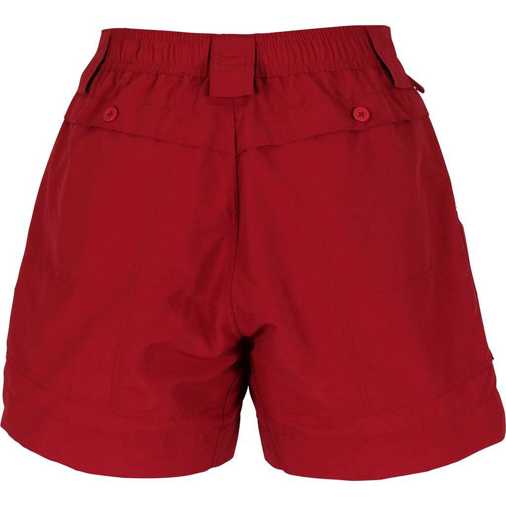Fishing Shorts in Red by AFTCO