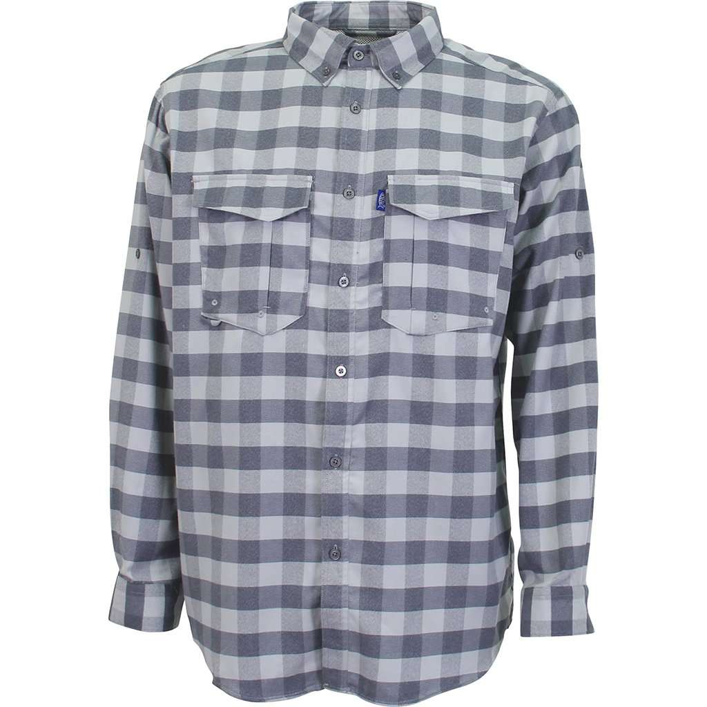 Buffalo Bill Long Sleeve Tech Flannel by AFTCO - Country Club Prep