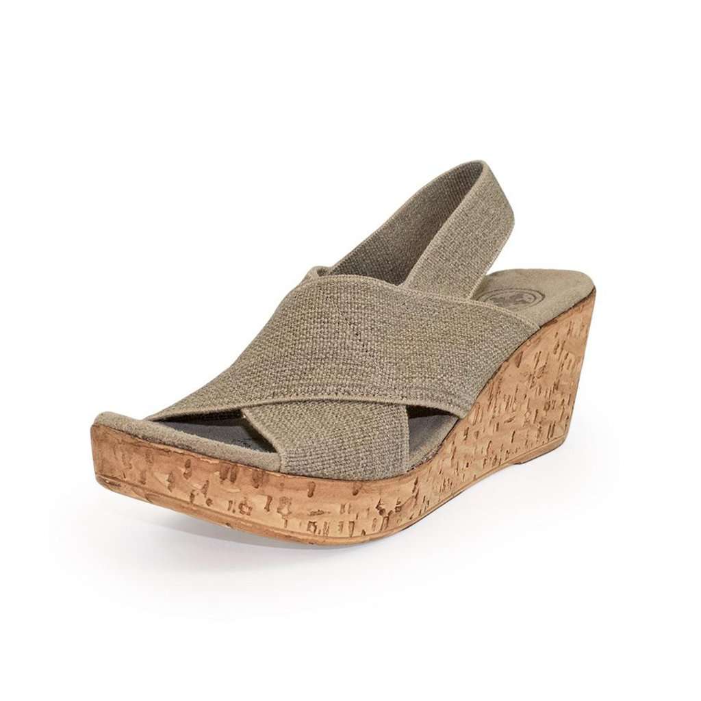 Med Crisscross Wedge by Charleston Shoe Co. - Country Club Prep