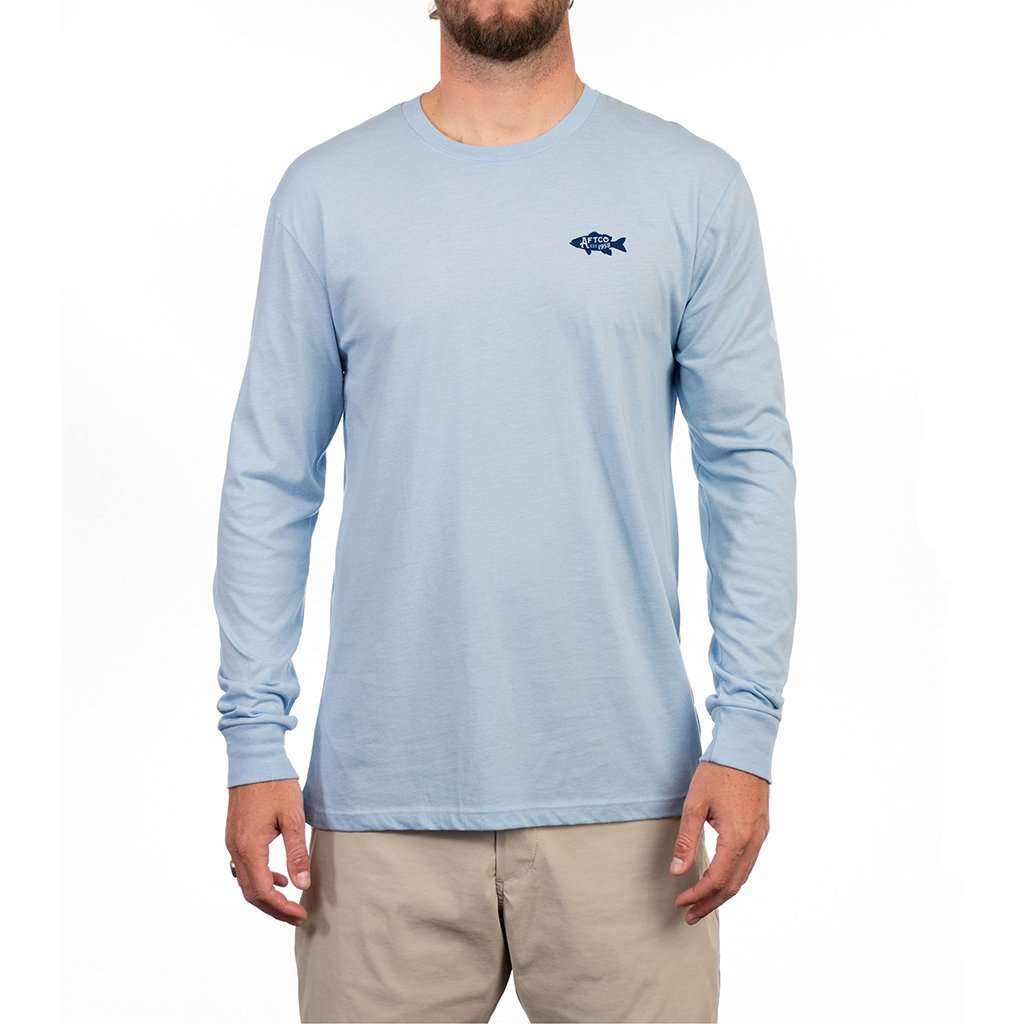 Driftwood Long Sleeve T-Shirt by AFTCO - Country Club Prep