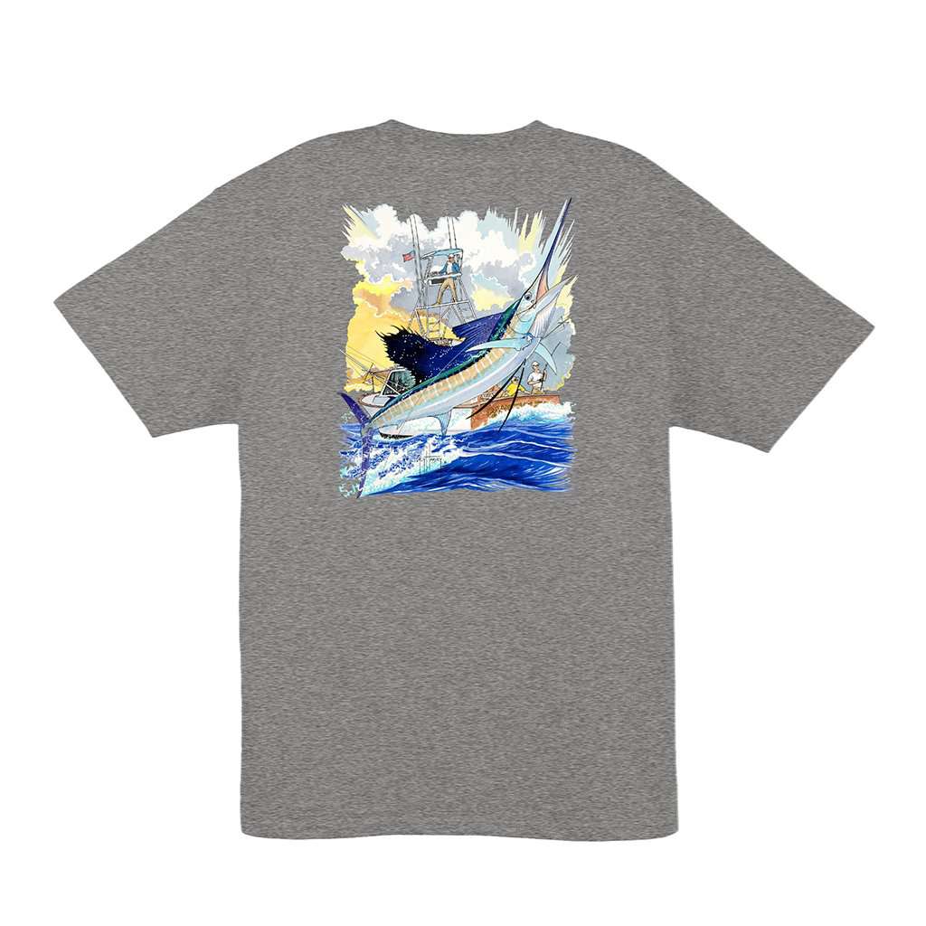 Sailfish Boat T-Shirt by Guy Harvey - Country Club Prep