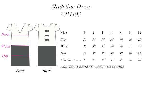 Madeline Dress in Black & Ivory by Camilyn Beth - Country Club Prep