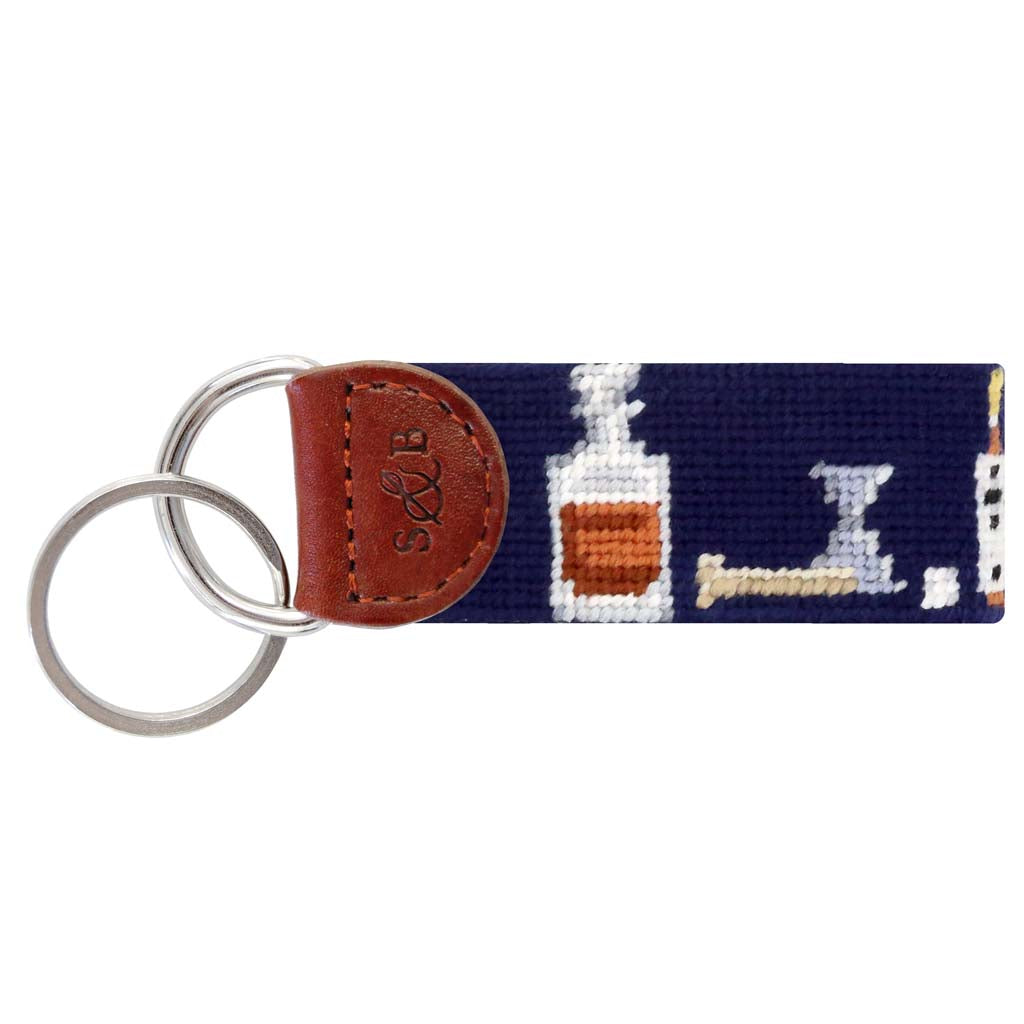Make an Old Fashioned Needlepoint Key Fob by Smathers & Branson - Country Club Prep