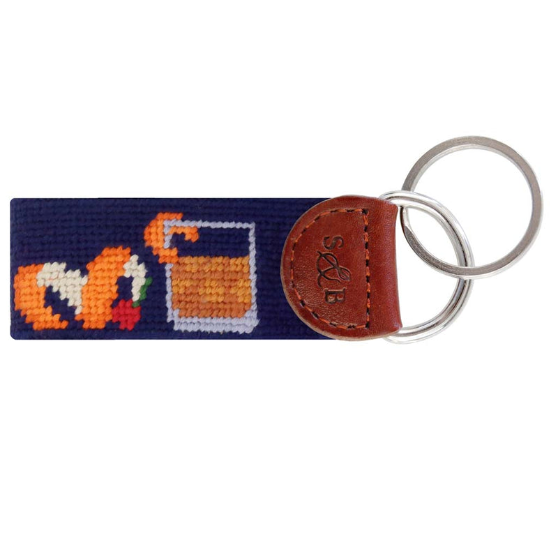 Make an Old Fashioned Needlepoint Key Fob by Smathers & Branson - Country Club Prep