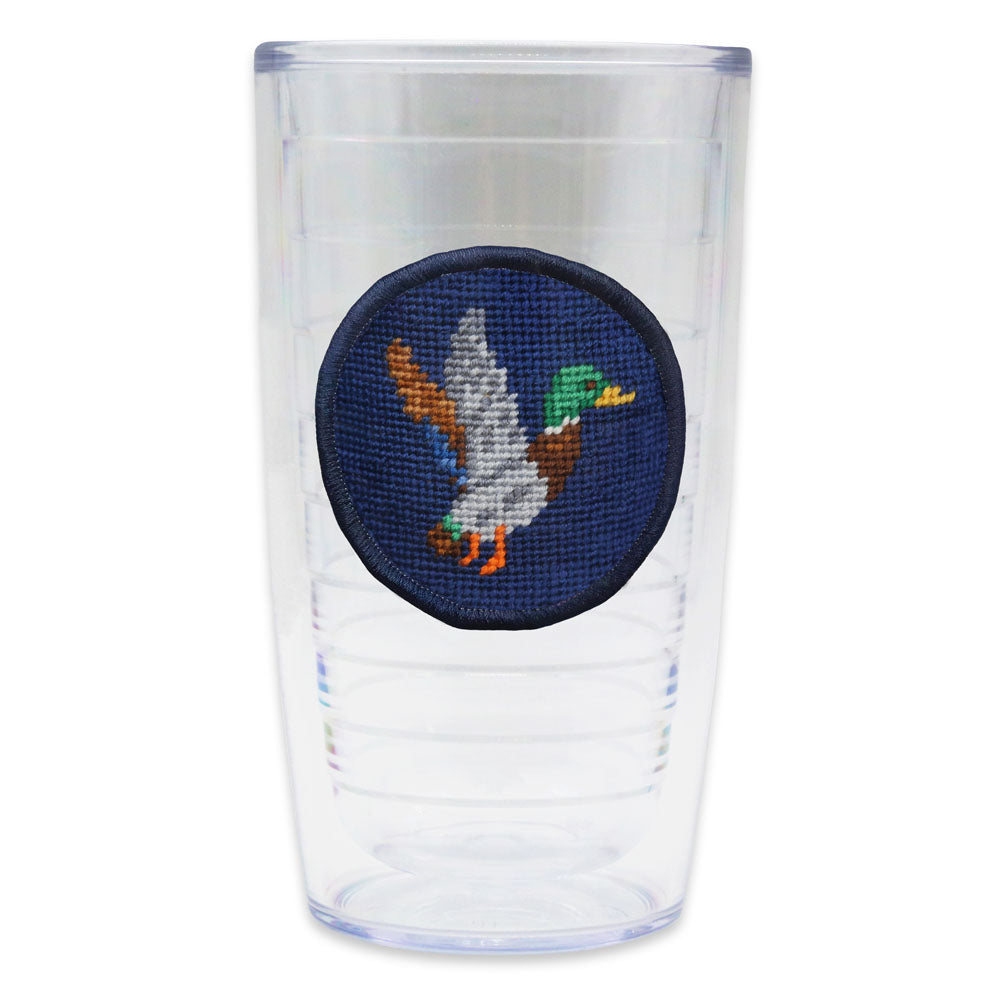 Mallard Needlepoint Tumbler by Smathers & Branson - Country Club Prep