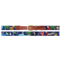 Margaritaville Needlepoint Belt by Smathers & Branson - Country Club Prep