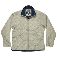 Marshall Quilted Jacket in Sandstone by Southern Marsh - Country Club Prep
