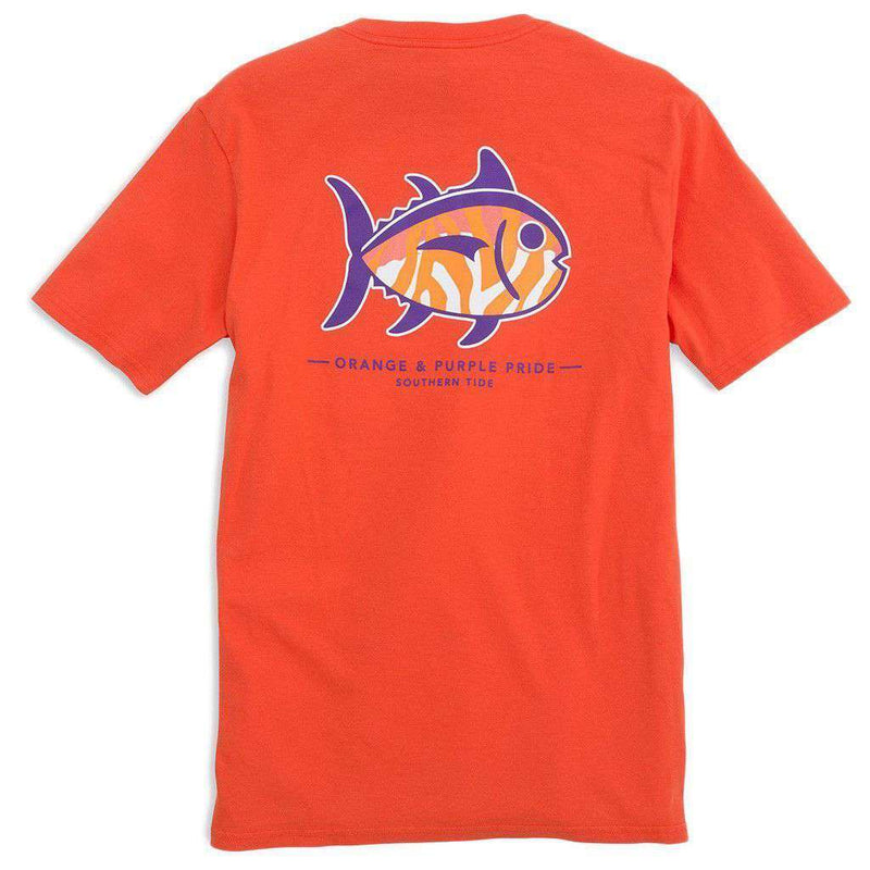 Clemson University Mascot Tee Shirt in Endzone Orange by Southern Tide - Country Club Prep