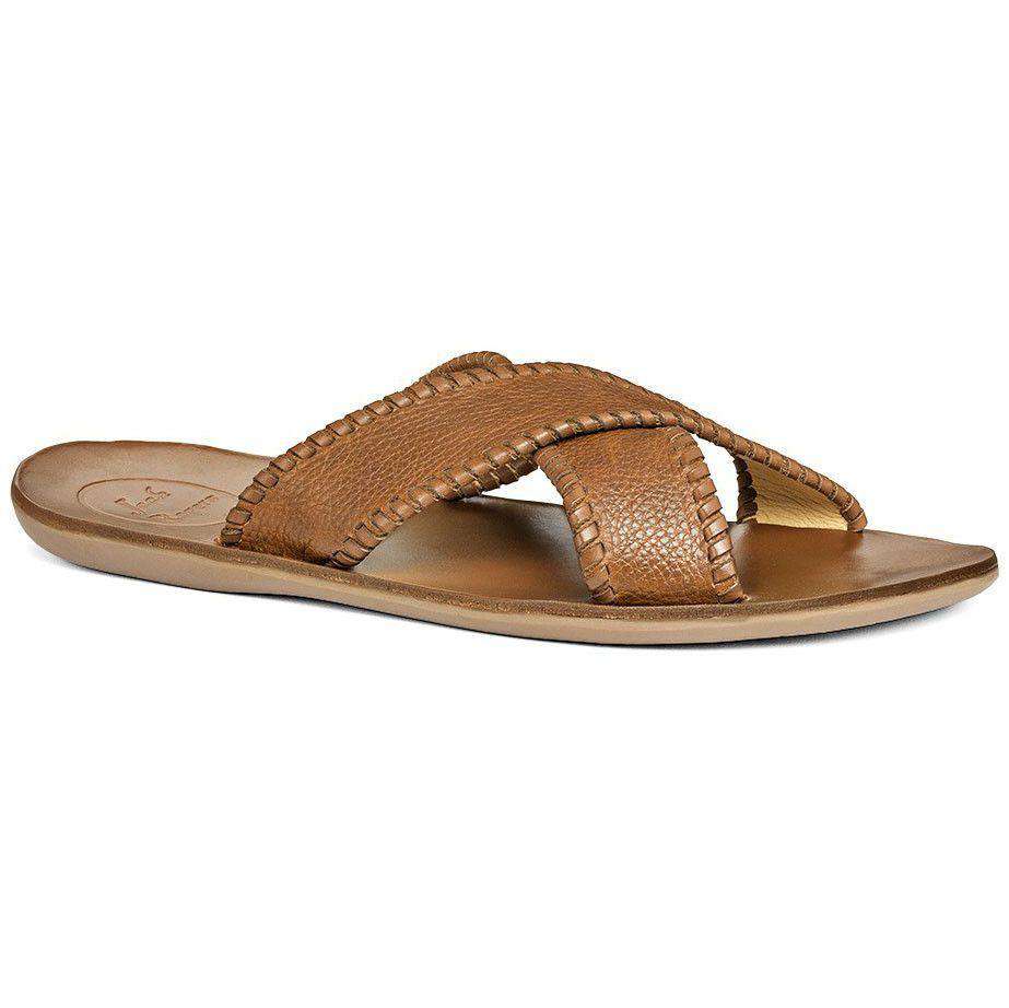 Men's Kane Sandal in Tan by Jack Rogers - Country Club Prep