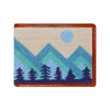 Mod Mountain Needlepoint Bi-Fold Wallet by Smathers & Branson - Country Club Prep