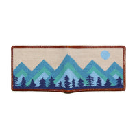 Mod Mountain Needlepoint Bi-Fold Wallet by Smathers & Branson - Country Club Prep