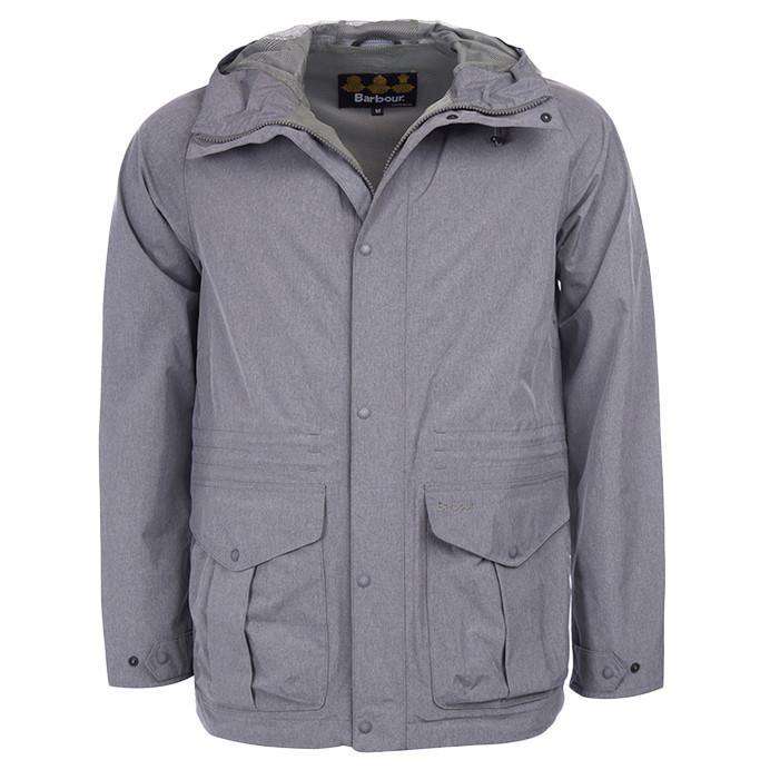 Mull Waterproof Jacket in Grey Marl by Barbour - Country Club Prep