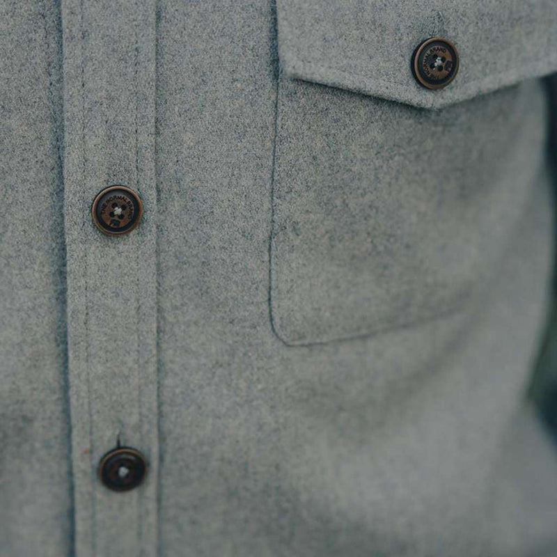 Senior Wool Shirt Jacket by The Normal Brand - Country Club Prep