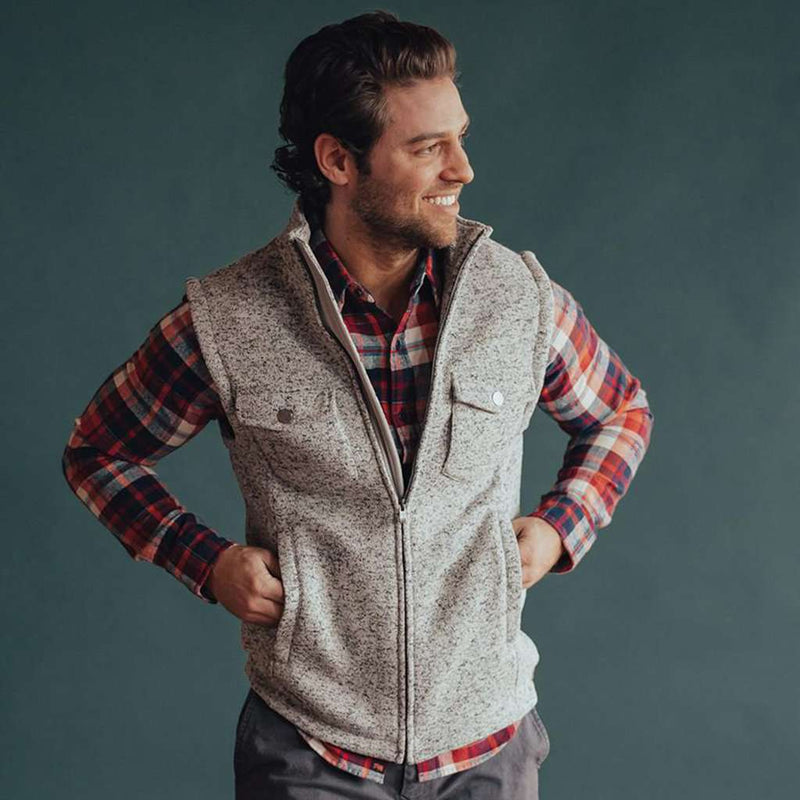 Lincoln Fleece Vest by The Normal Brand - Country Club Prep