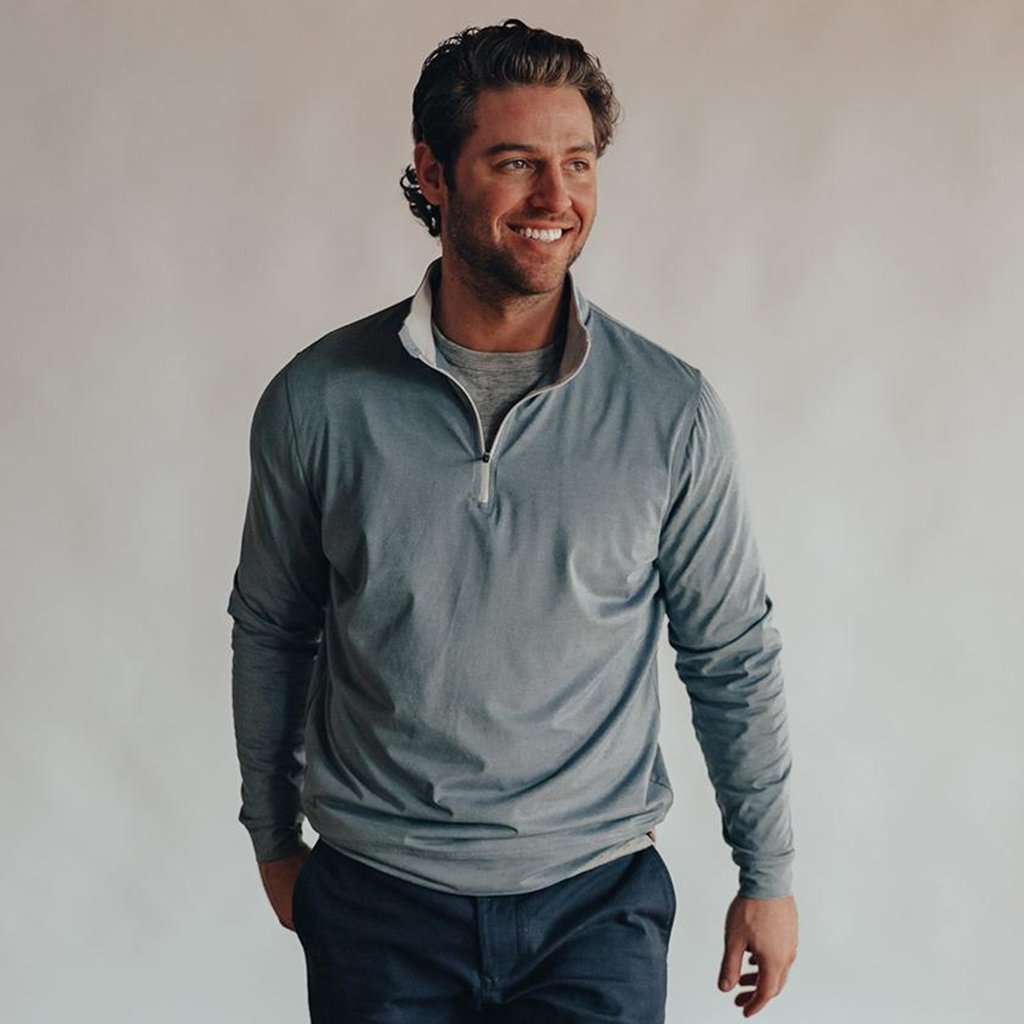 Performance Quarter Zip Pullover by The Normal Brand - Country Club Prep