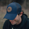 Leather Patch Trucker Cap by The Normal Brand - Country Club Prep