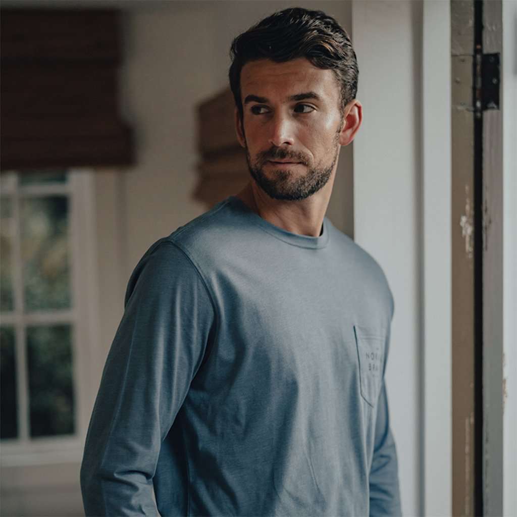 Worn in Bear Long Sleeve T-Shirt by The Normal Brand - Country Club Prep