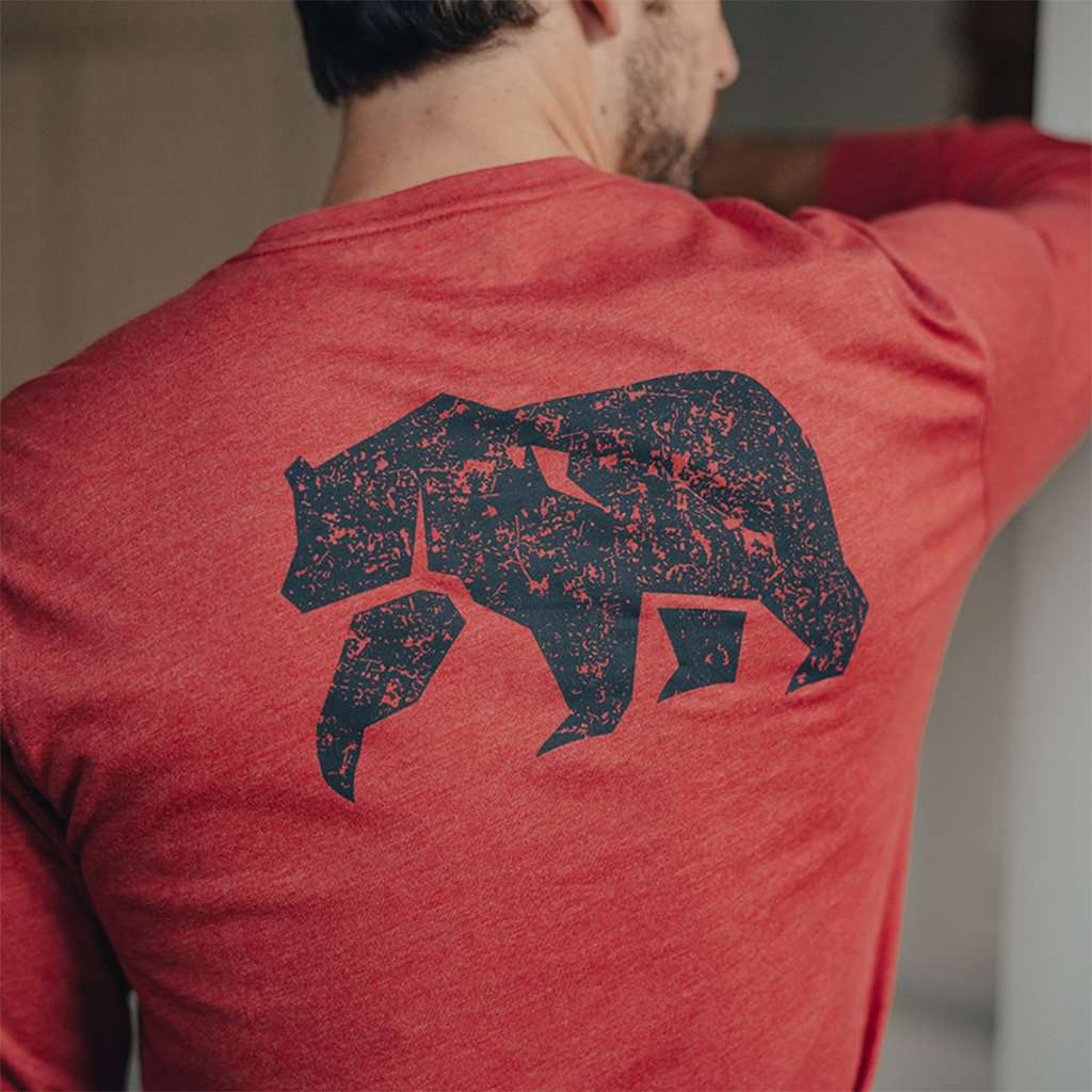 Worn in Bear Long Sleeve T-Shirt by The Normal Brand - Country Club Prep