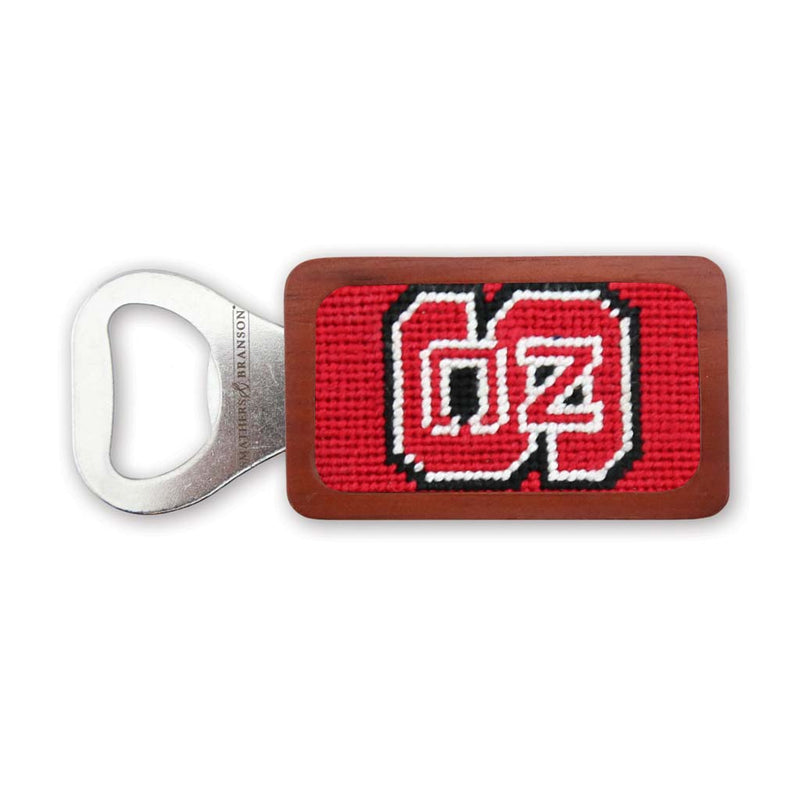 NC State University Needlepoint Bottle Opener by Smathers & Branson - Country Club Prep