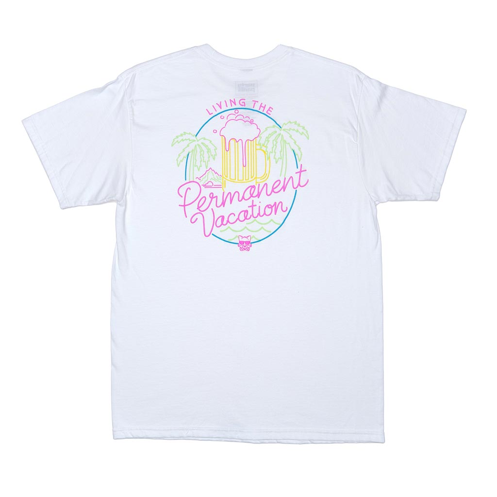 Neon Short Sleeve Tee Shirt by Party Pants - Country Club Prep