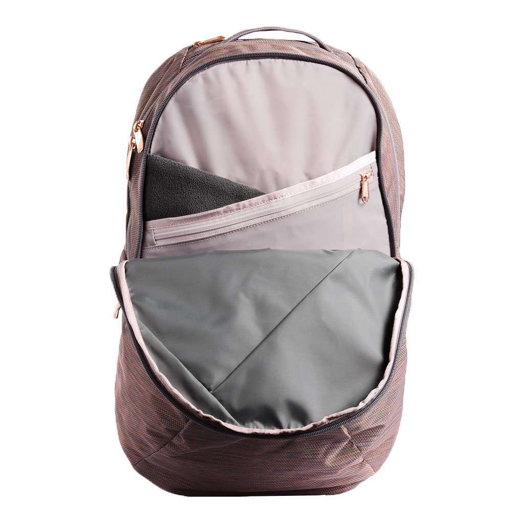 Women's Isabella Backpack in Rabbit Grey Copper Melange by The North Face - Country Club Prep