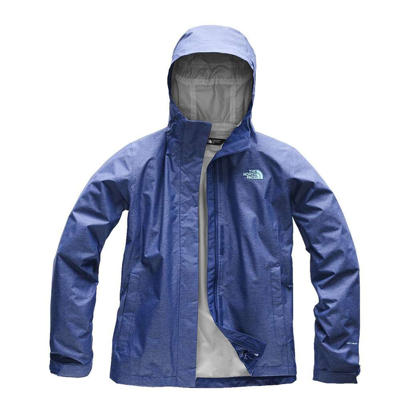 Women's Venture 2 Jacket in Sodalite Blue Heather by The North Face - Country Club Prep